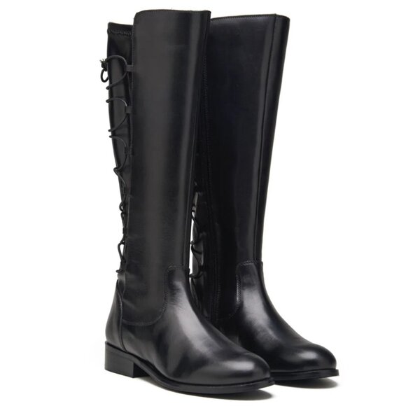 new Allonsi Cora Womens Knee High Premium Leather Boot - Picture 2 of 7